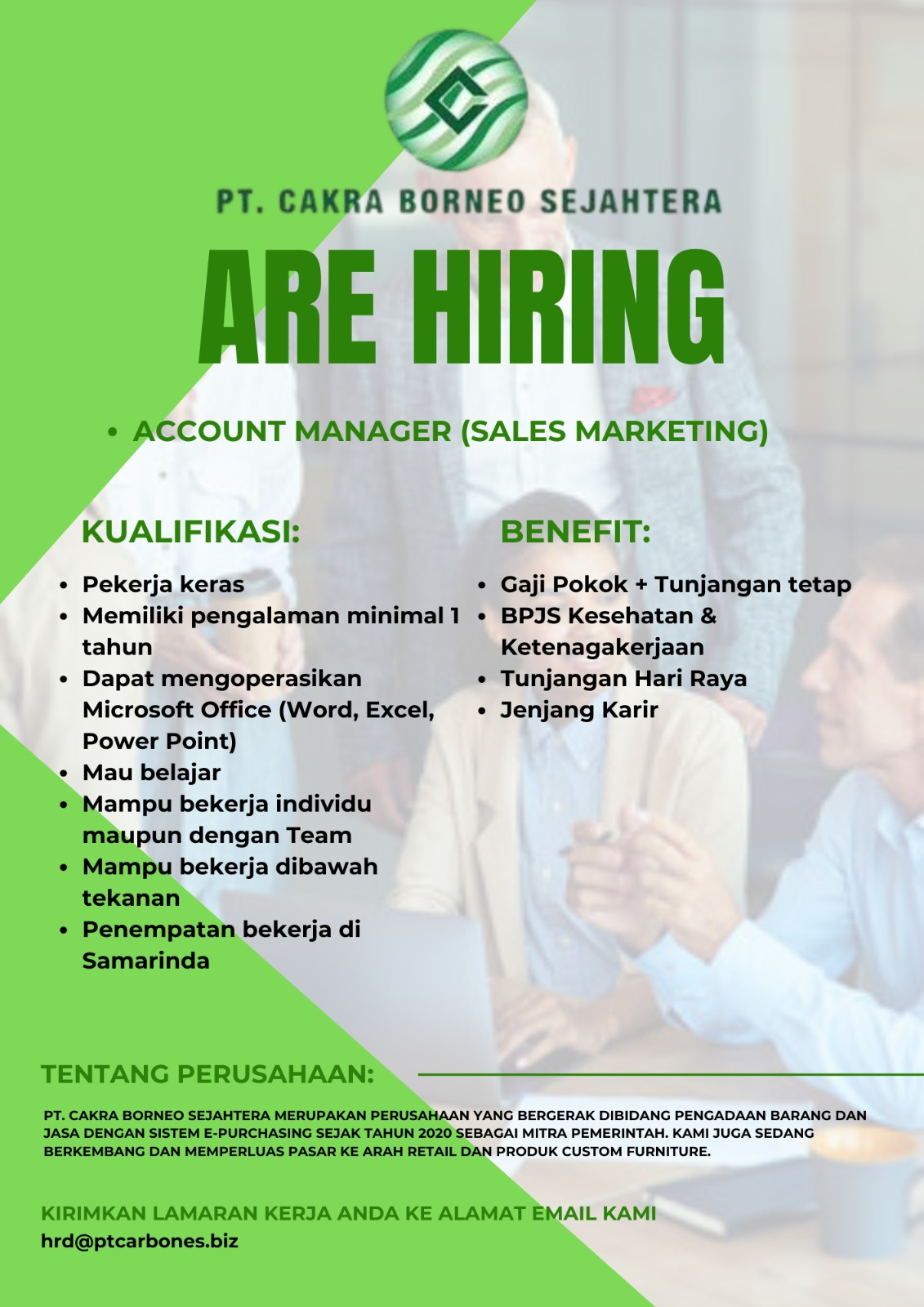 ARE HIRING | ACCOUNT MANAGER (SALES MARKETING)